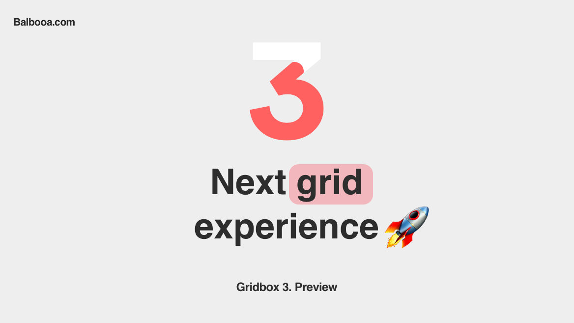 Joomla Website Builder Gridbox 3. Grid System Modernization